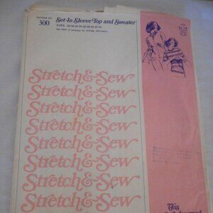 Vtg Sz 28 - 44  top / sweater for knits uncut